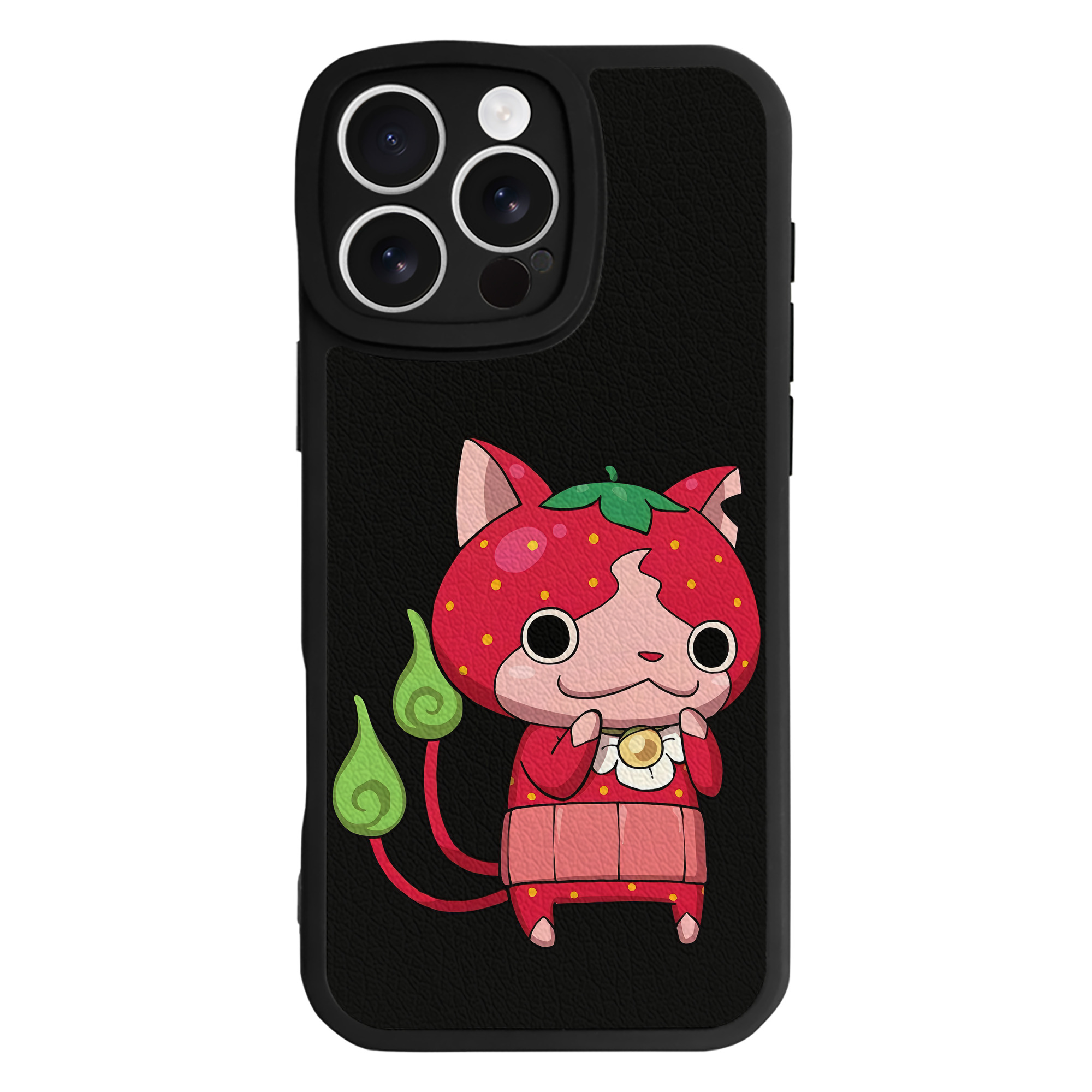 （画像用） 妖怪ウォッチ Yo-kai Watch 【iPhone 16シリーズ対応】シリコンスマホケース（レザー調） 材質：シリコン